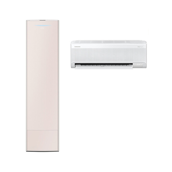 삼성 에어컨 무풍갤러리 AF9900일반 샴페인 스탠드+벽걸이 18평+6평 AF80F18D27CRS