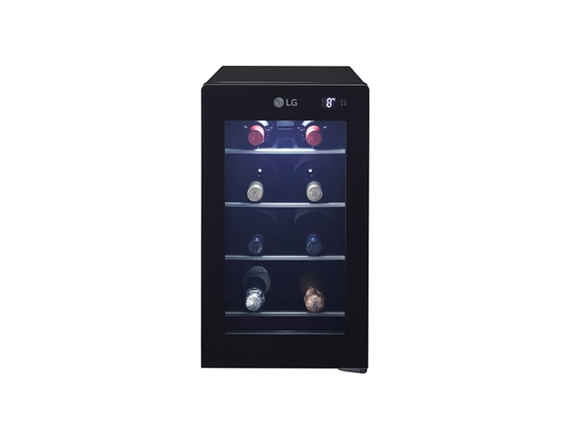 [LG] 디오스 미니 와인셀러 8병 블랙 W087B